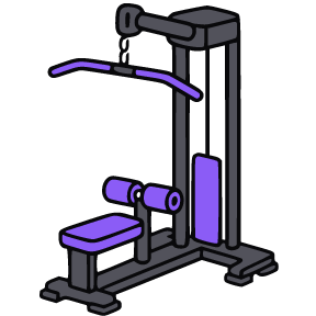 Line icon of stack pulldown